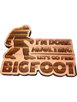 Grandfather Tree Redwood Magnet (Done Adulting Find Bigfoot)