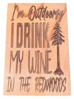 Grandfather Tree Magnet (Redwood - Wine in Redwoods)