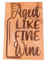 Grandfather Tree Redwood Magnet (Aged Like Wine)