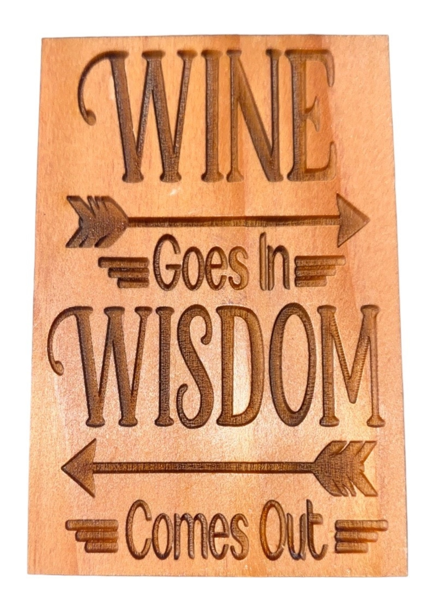 Grandfather Tree Redwood Magnet (Wine Wisdom)