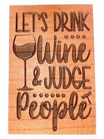 Grandfather Tree Redwood Magnet (Wine & Judge)