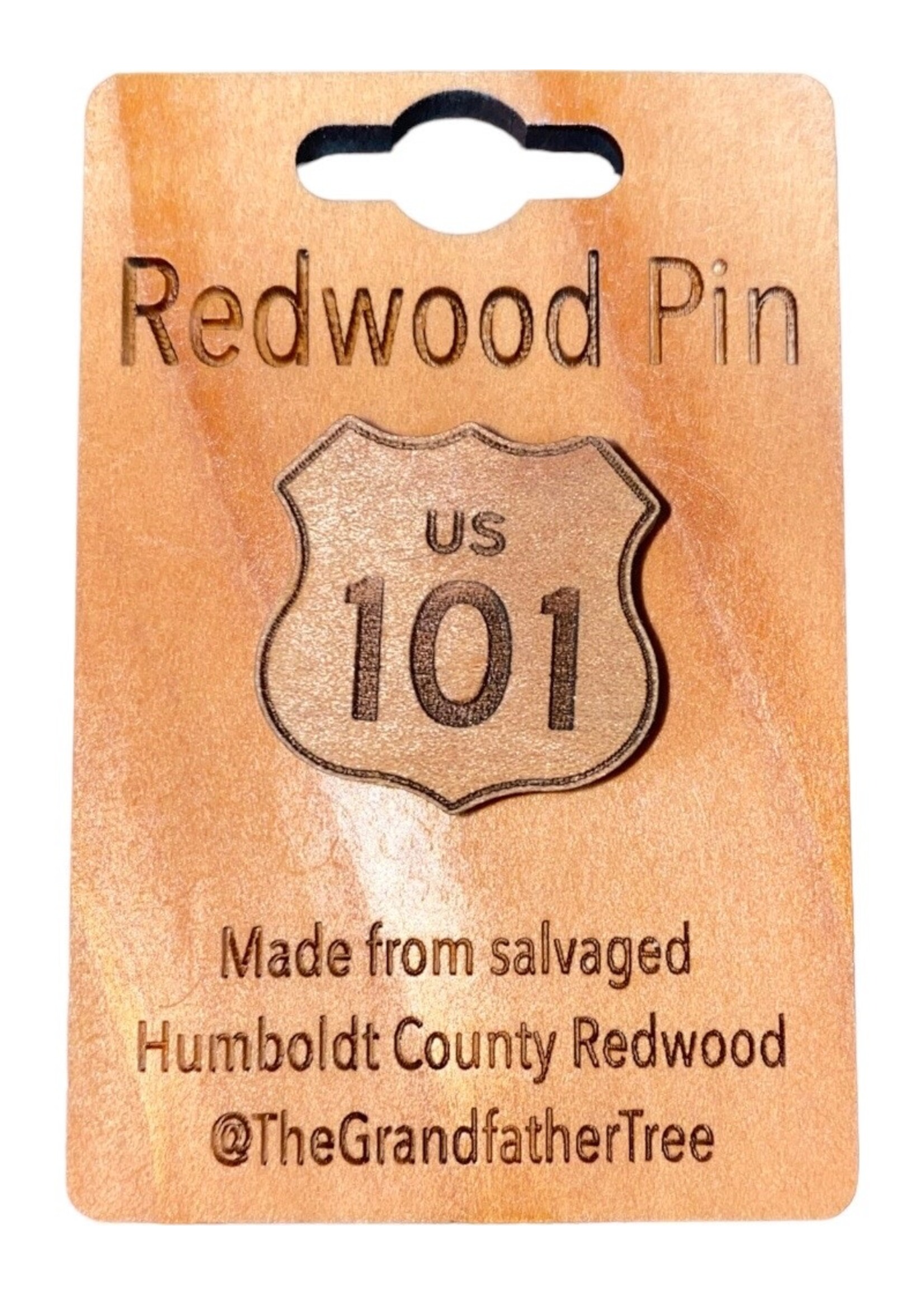 Grandfather Tree Collectible Pin (Redwood) US 101