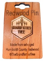 Grandfather Tree Collectible Pin (Redwood) GTree