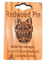 Grandfather Tree Collectible Pin (Redwood) Wolf