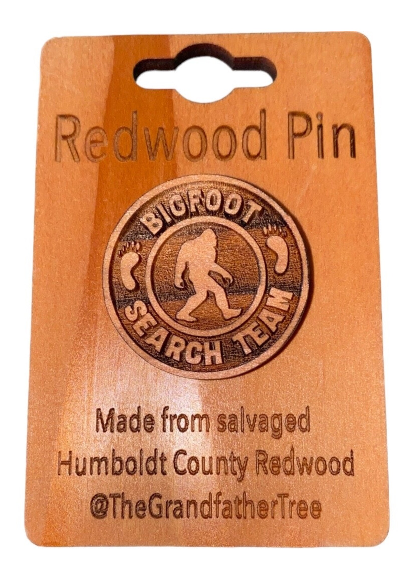Grandfather Tree Collectible Pin (Redwood) BF Search Team