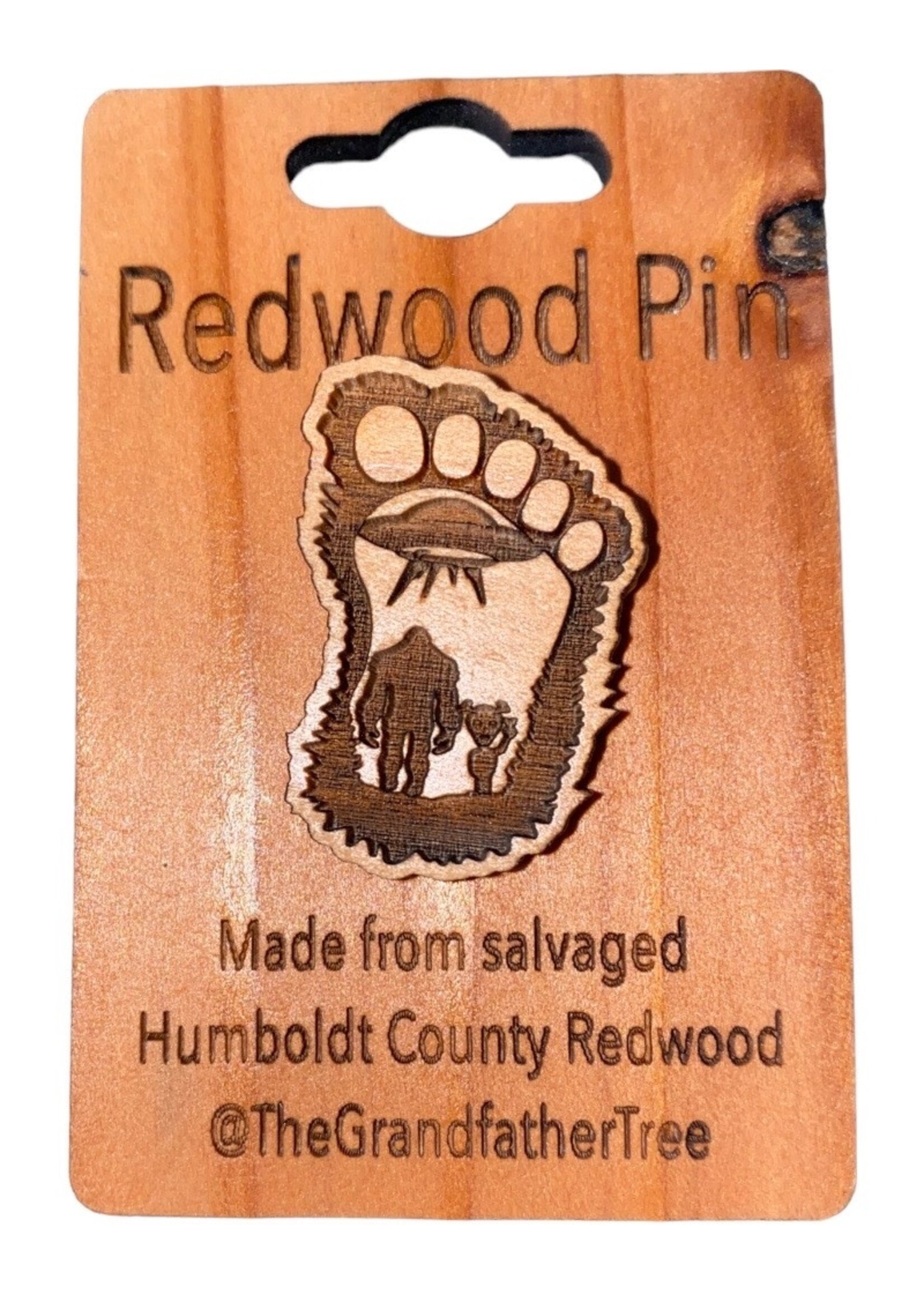 Grandfather Tree Collectible Pin (Redwood) BF w/ UFO
