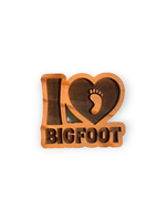 Grandfather Tree Redwood Magnet (I Heart Bigfoot)