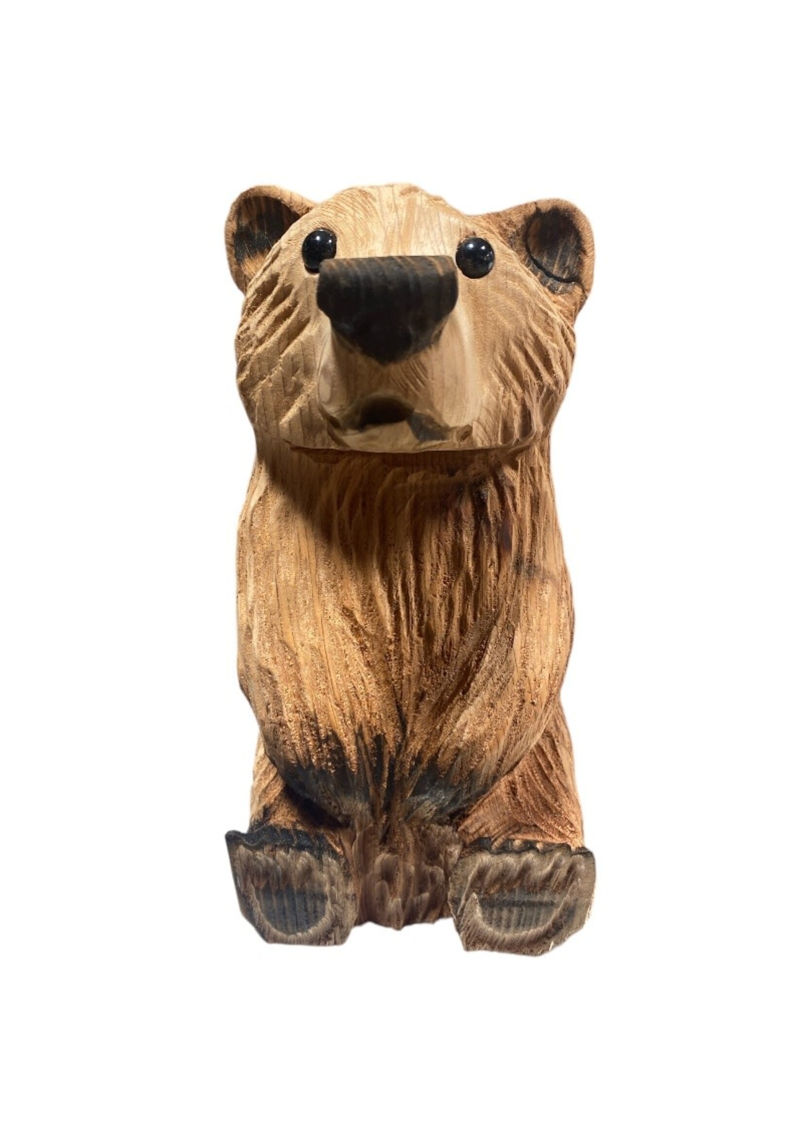 Made in Humboldt Redwood Sitting Bear