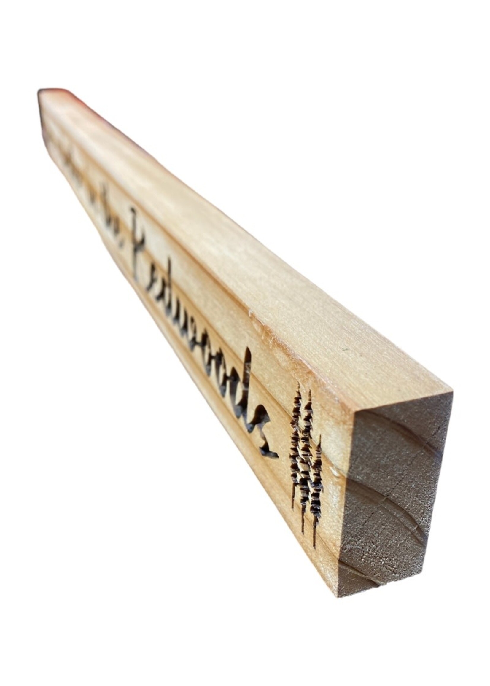 Grandfather Tree Redwood Shelf Plaque (Life is Better)