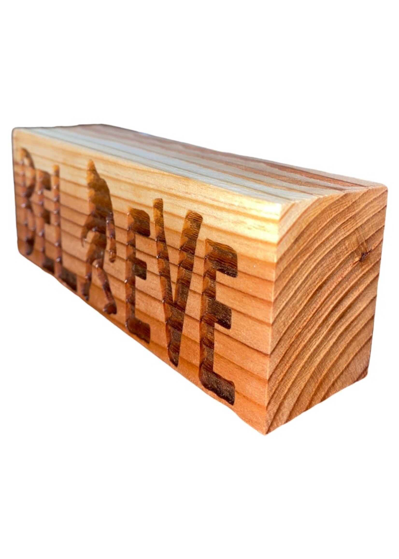 Redwood Shelf Sitter - BF Believe 2”