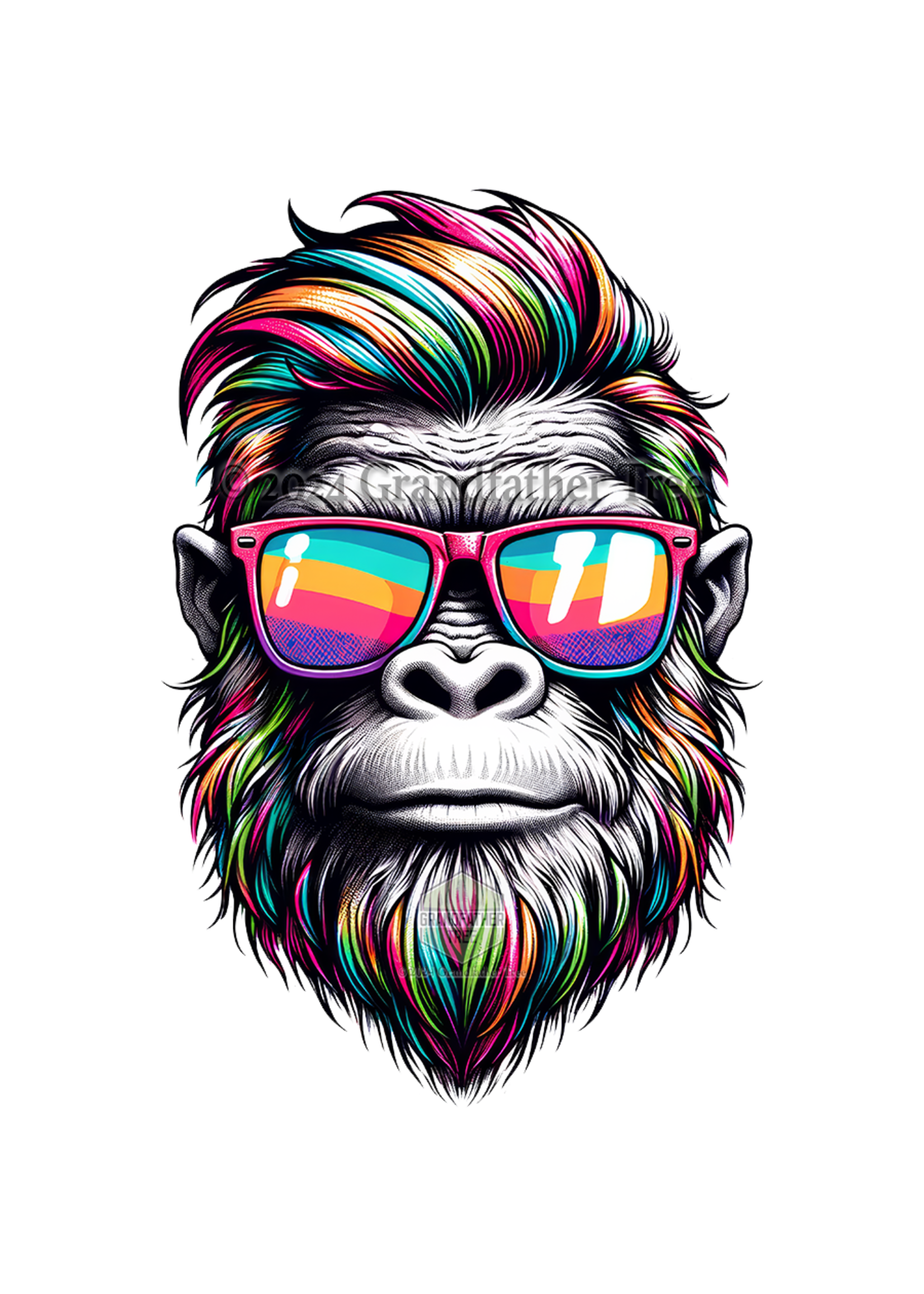Sticker (Bigfoot Sunglasses)
