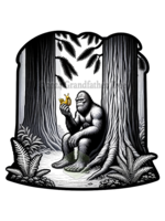 Sticker (Bigfoot with Slug)