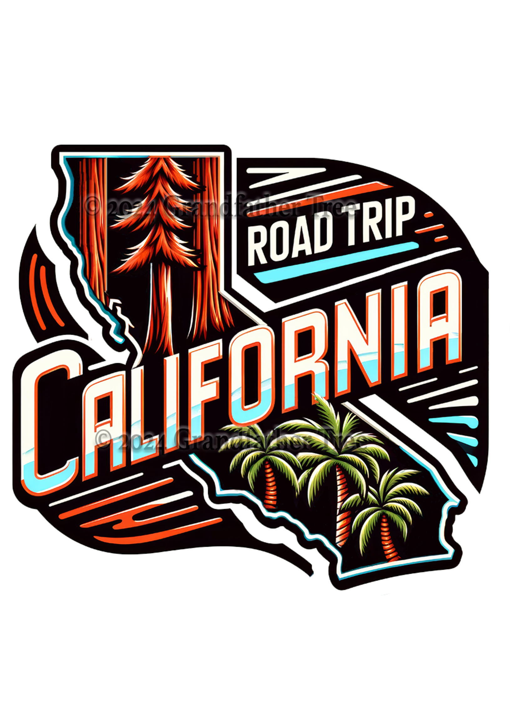 Sticker (California Road Trip)