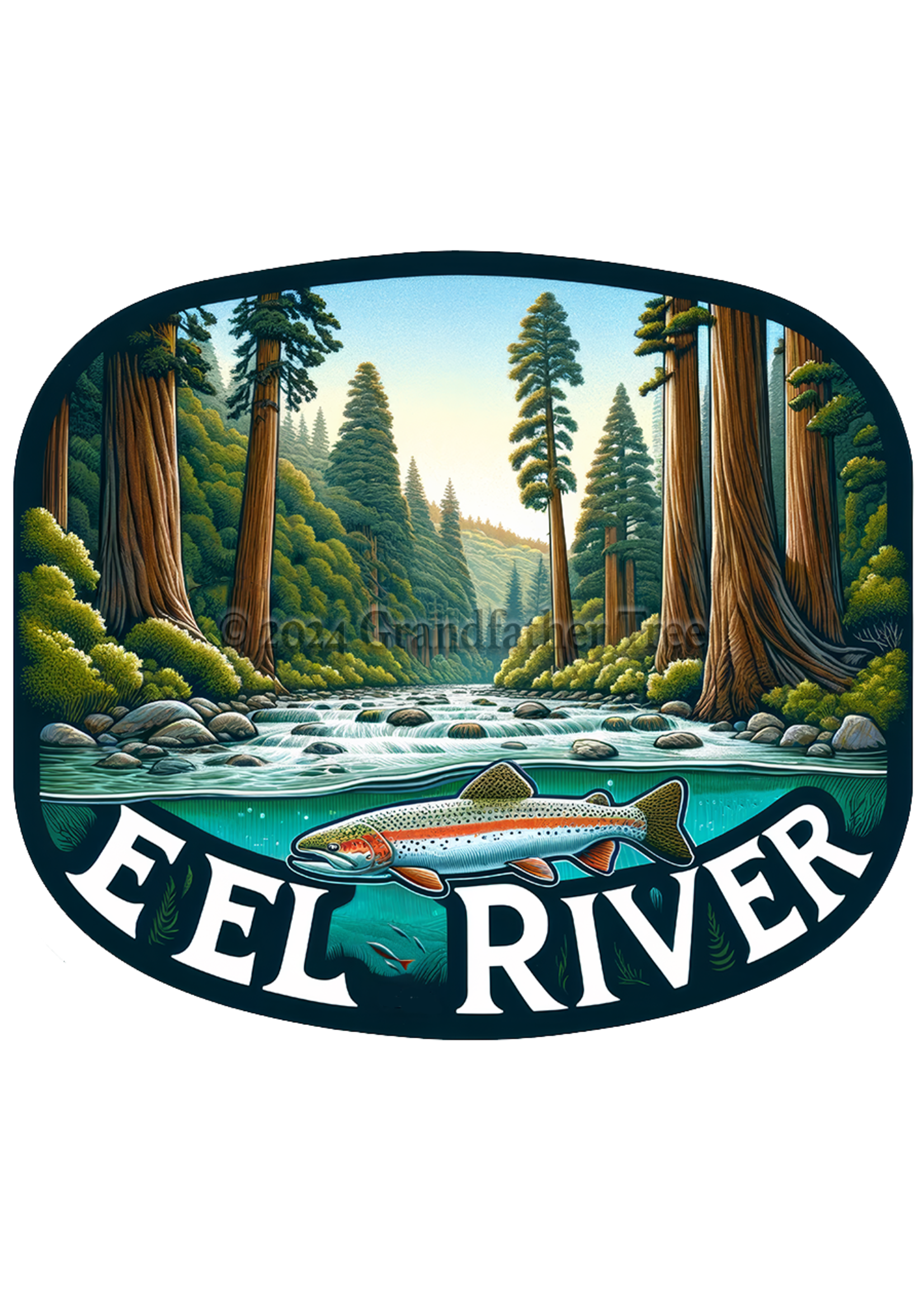 Sticker (Eel River Trout)