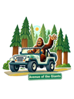 Sticker (Bigfoot Avenue Jeep)