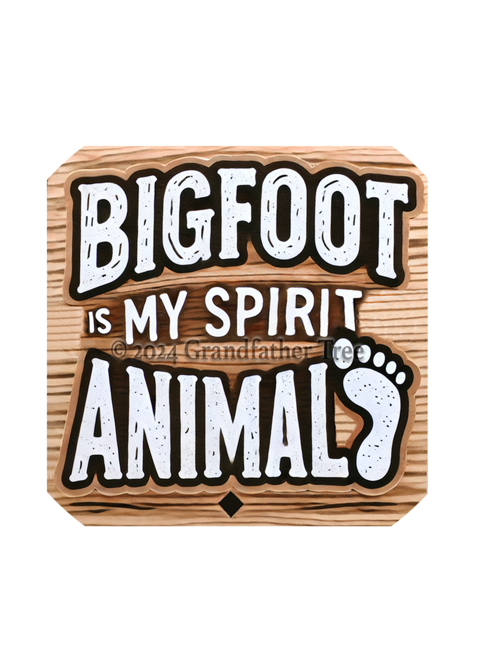 Sticker (Bigfoot Spirit Animal)