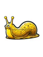 Sticker (Happy Banana Slug)