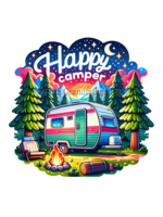 Sticker (Happy Camper)