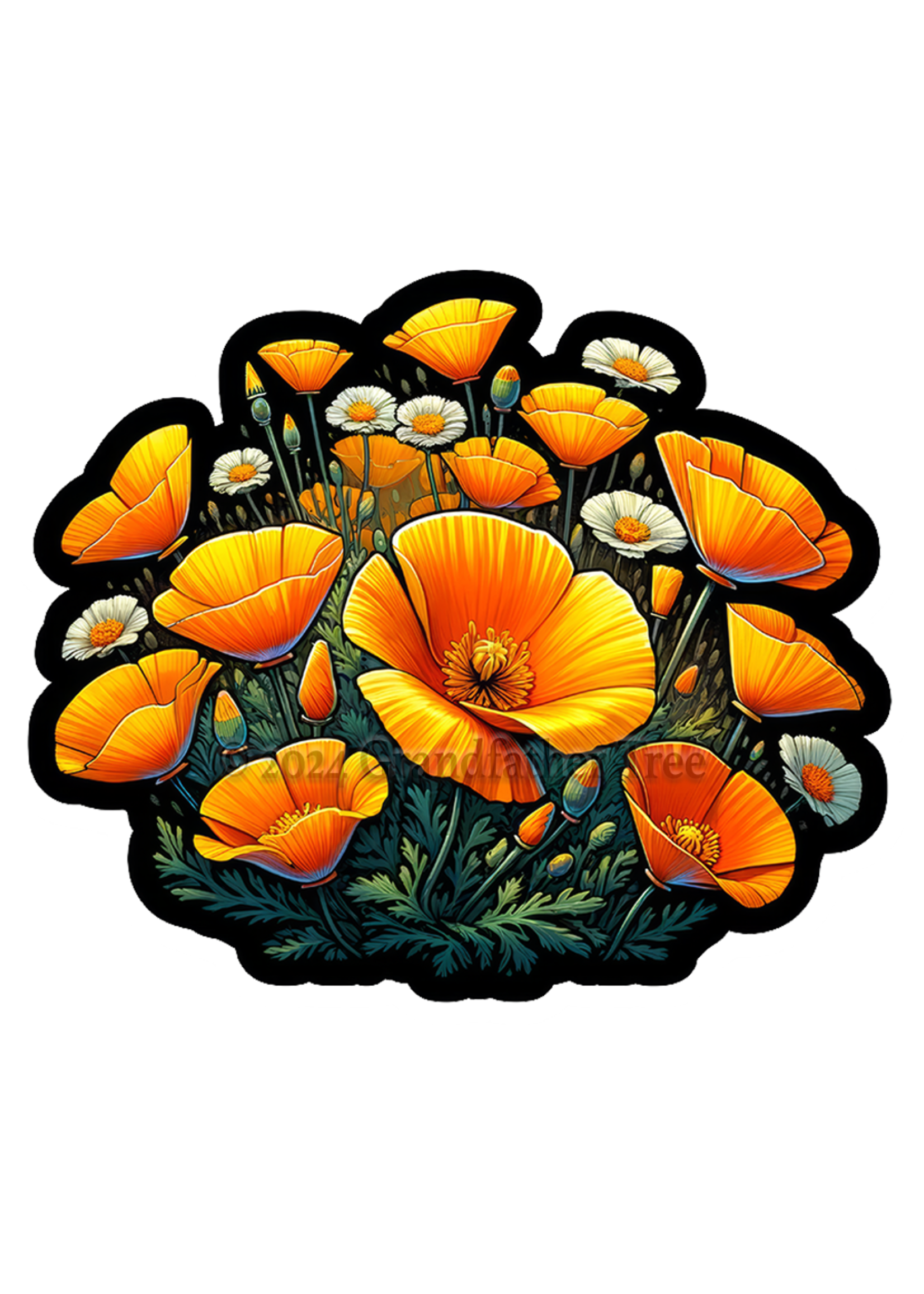 Sticker (Poppies)