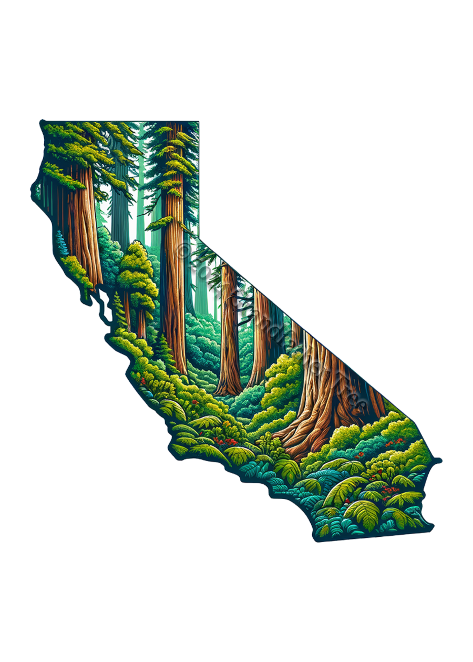 Sticker (Redwood State)