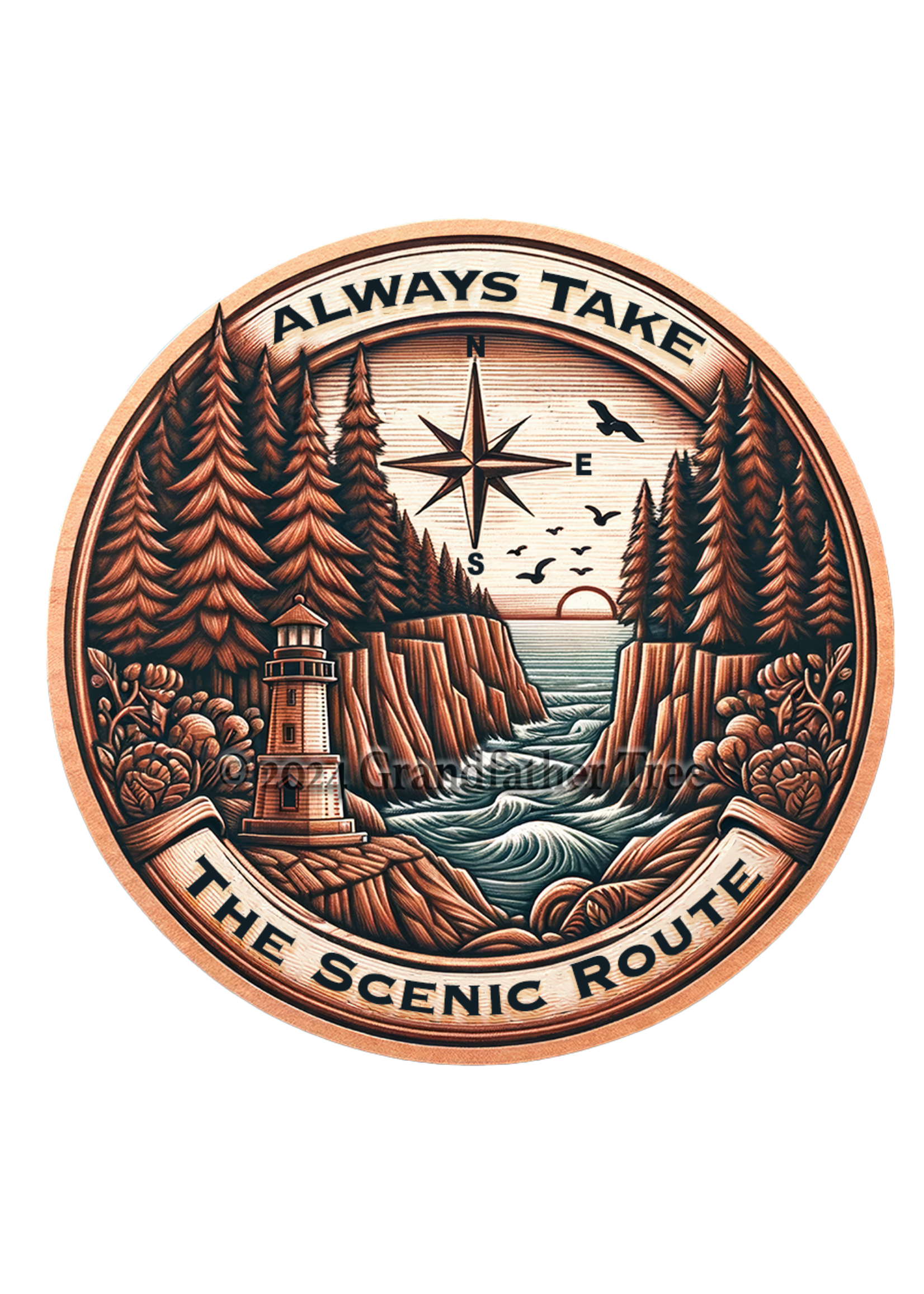 Sticker (Scenic Route)