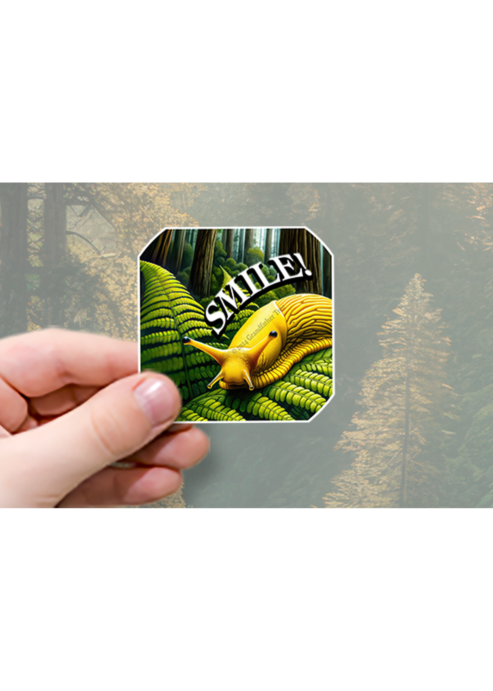 Sticker (Banana Slug Smile)