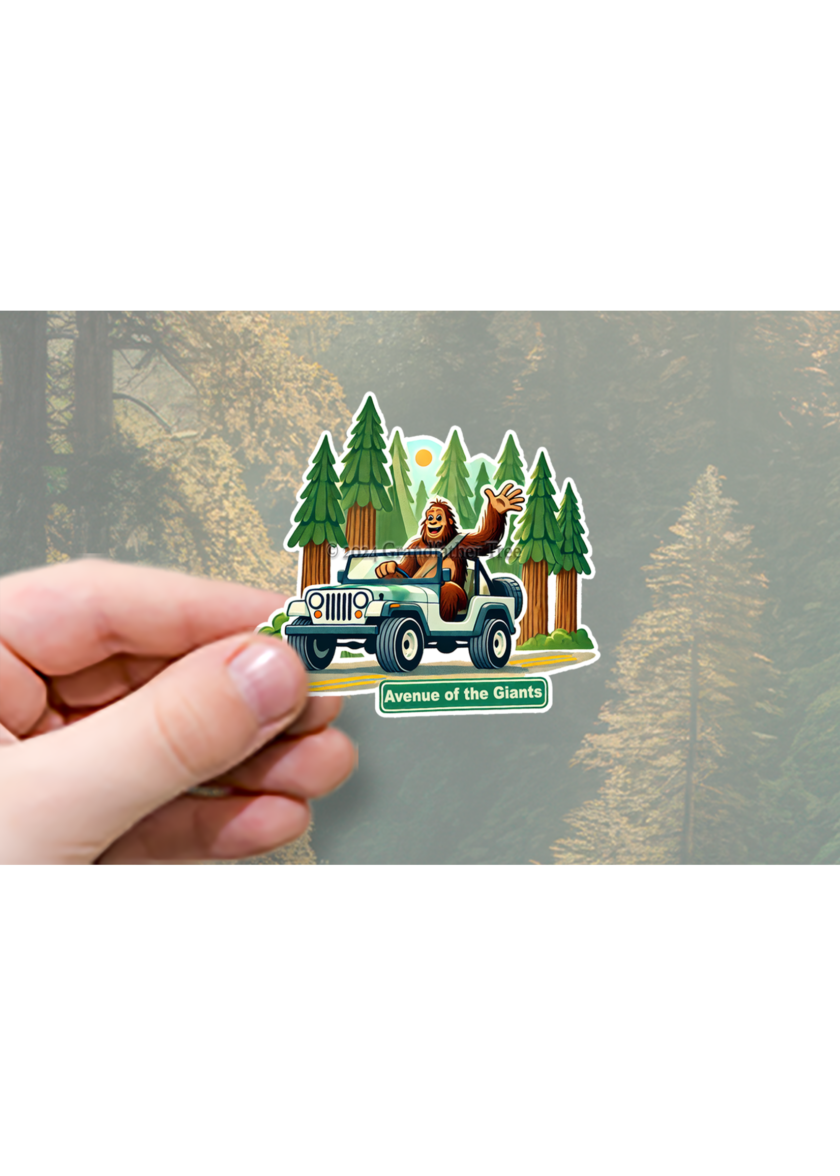 Sticker (Bigfoot Avenue Jeep)