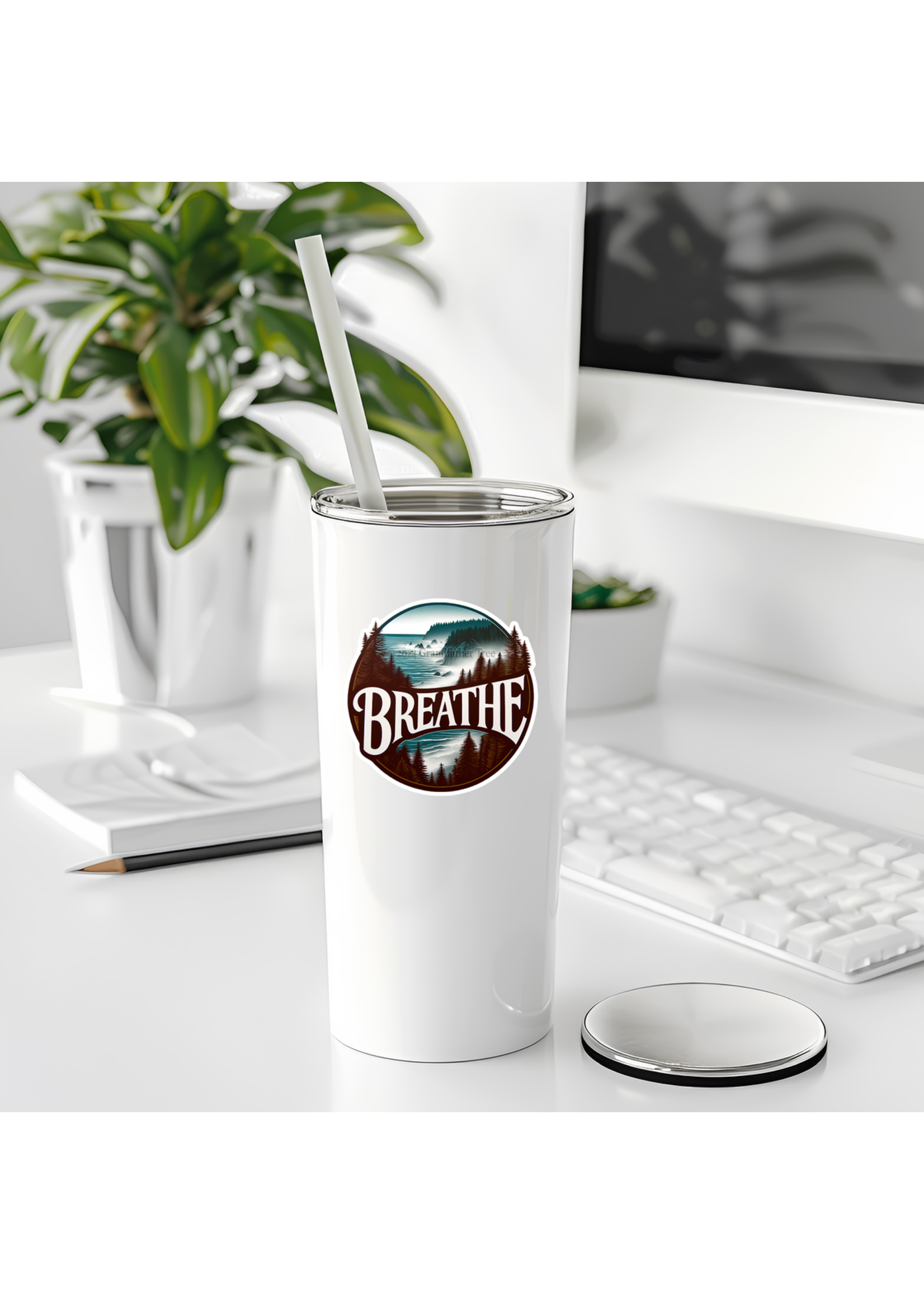 Sticker (Breathe - Redwood Coast) 3"