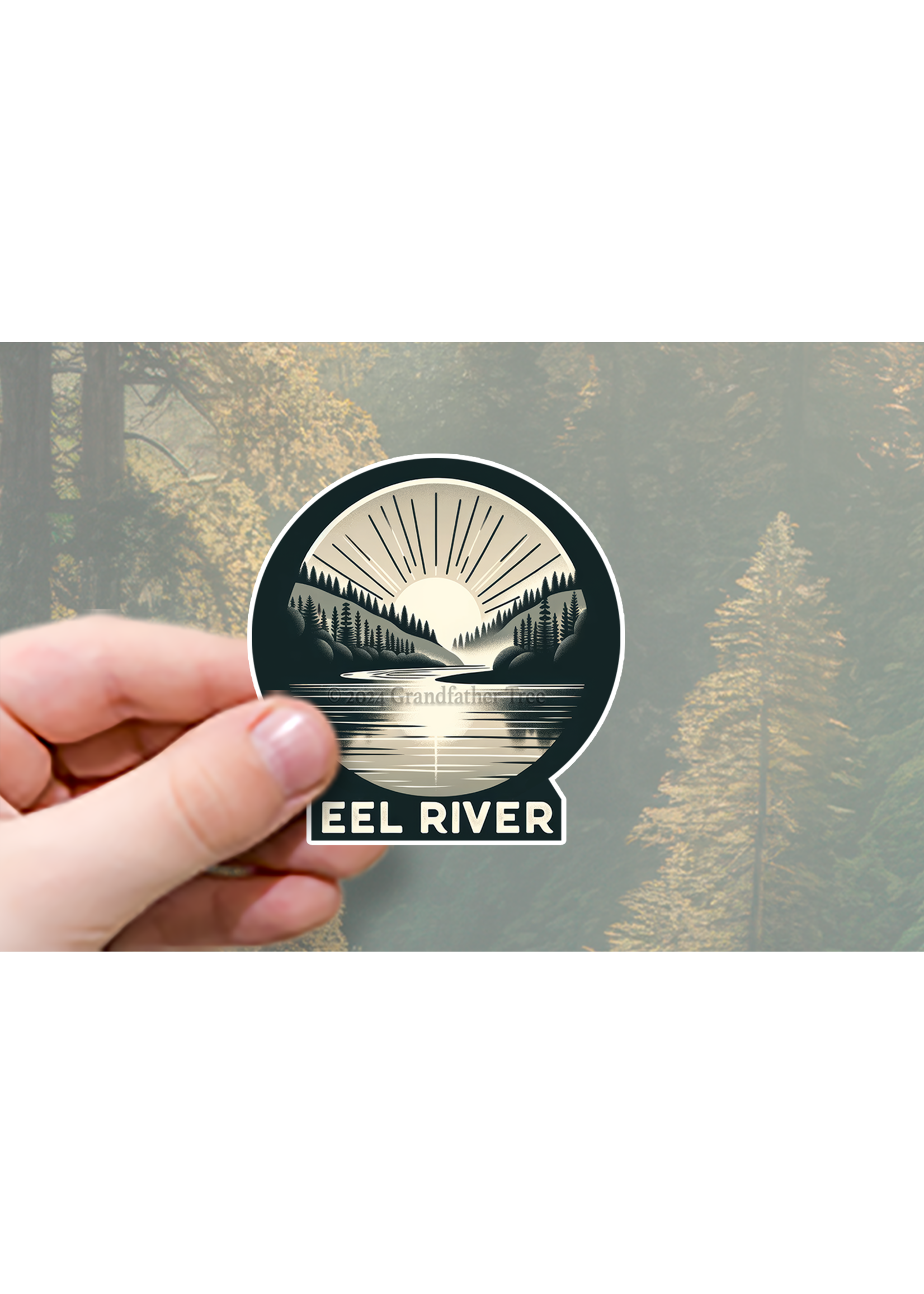 Sticker (Eel River Sunrise) 2"