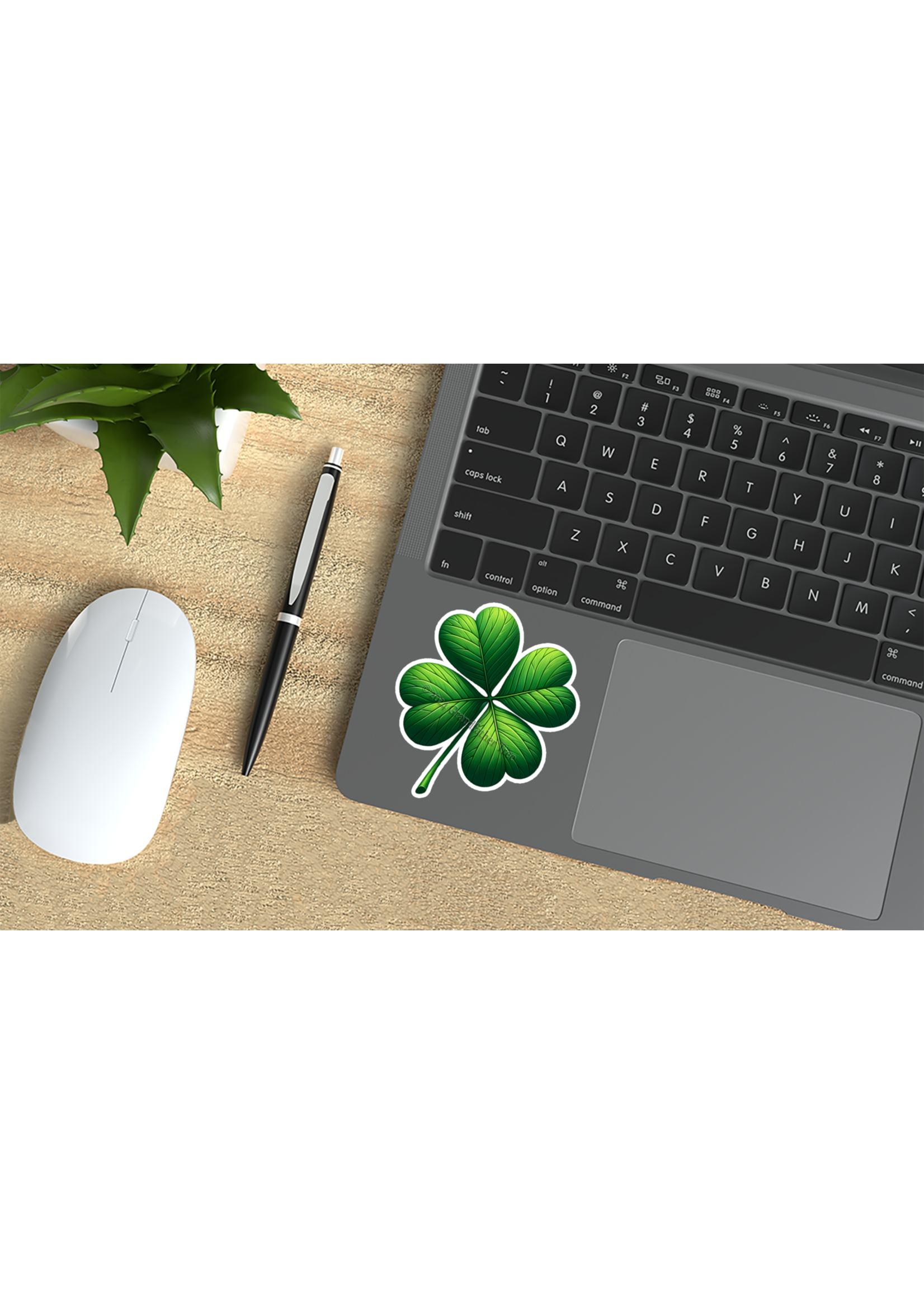 Sticker (Four-Leaf Clover) 2”