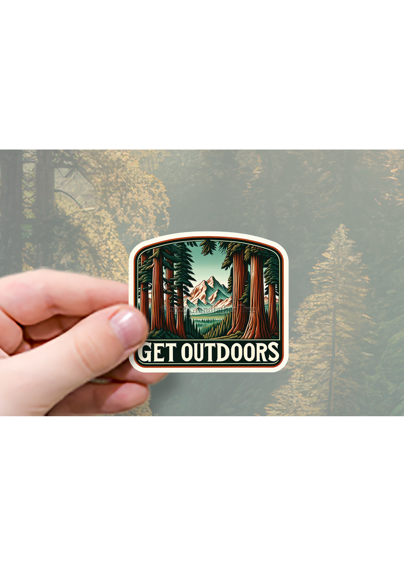 Sticker (Get Outdoors) 4"