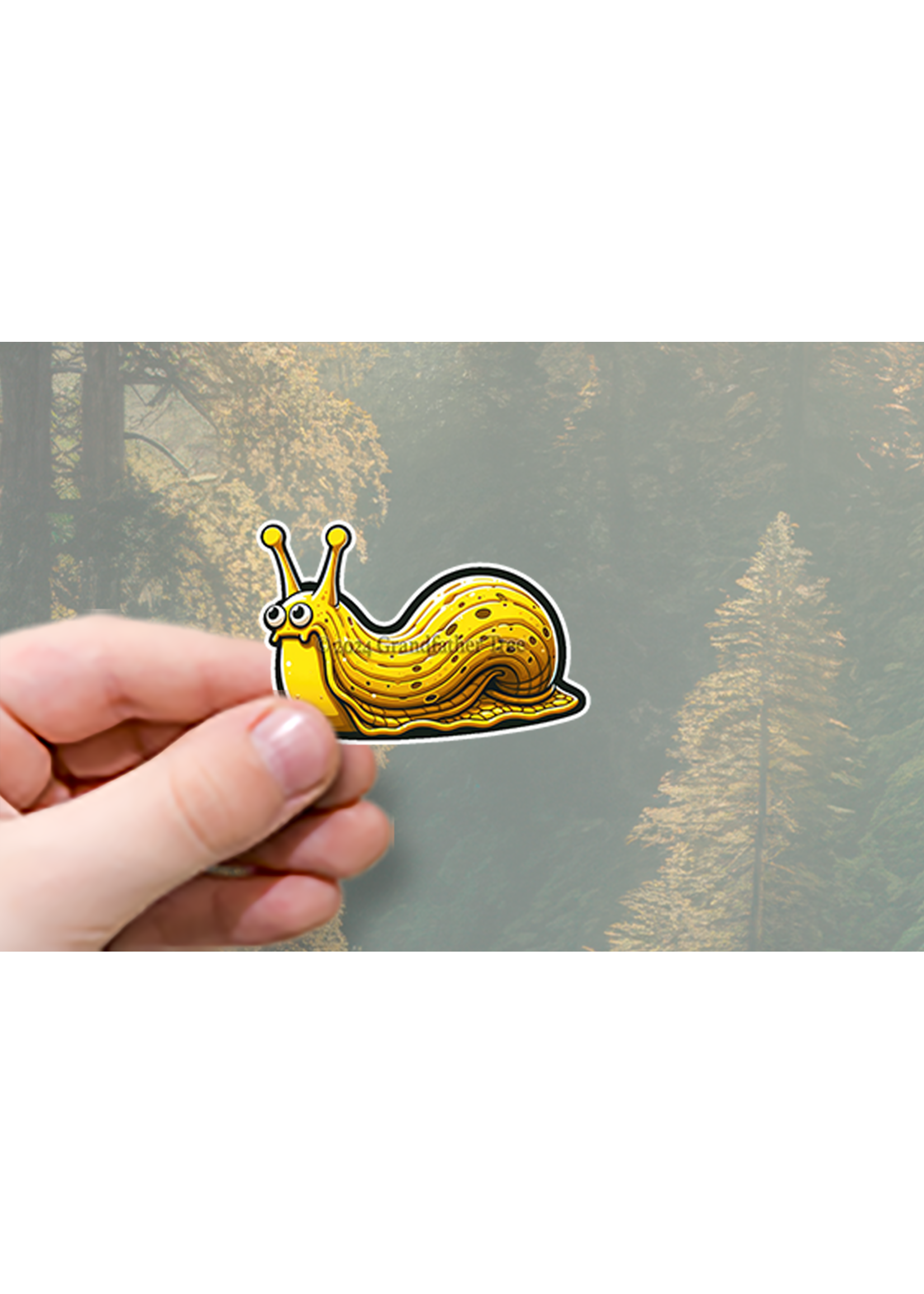 Sticker (Happy Banana Slug)