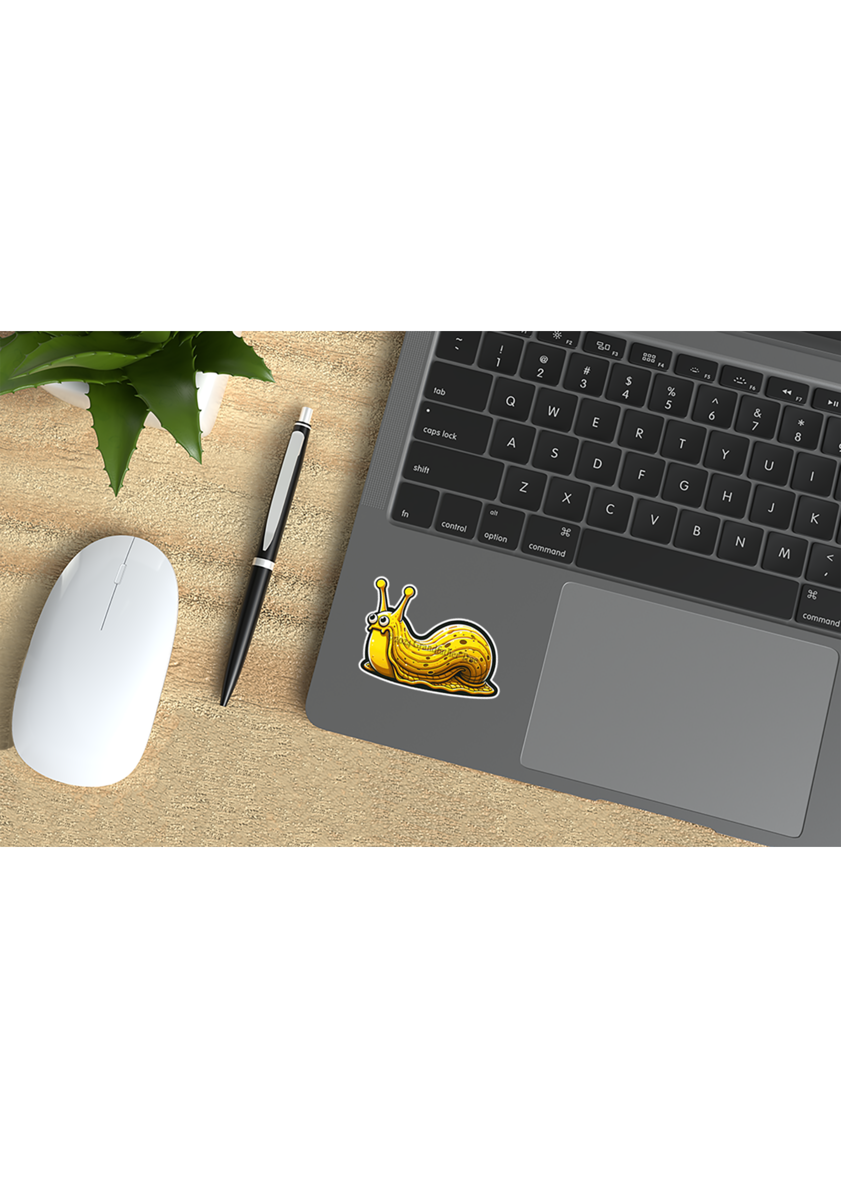 Sticker (Happy Banana Slug)