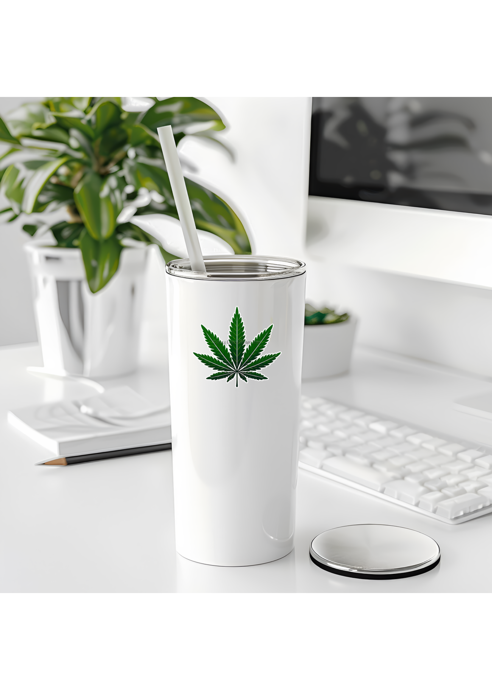 Sticker (Hemp Leaf)