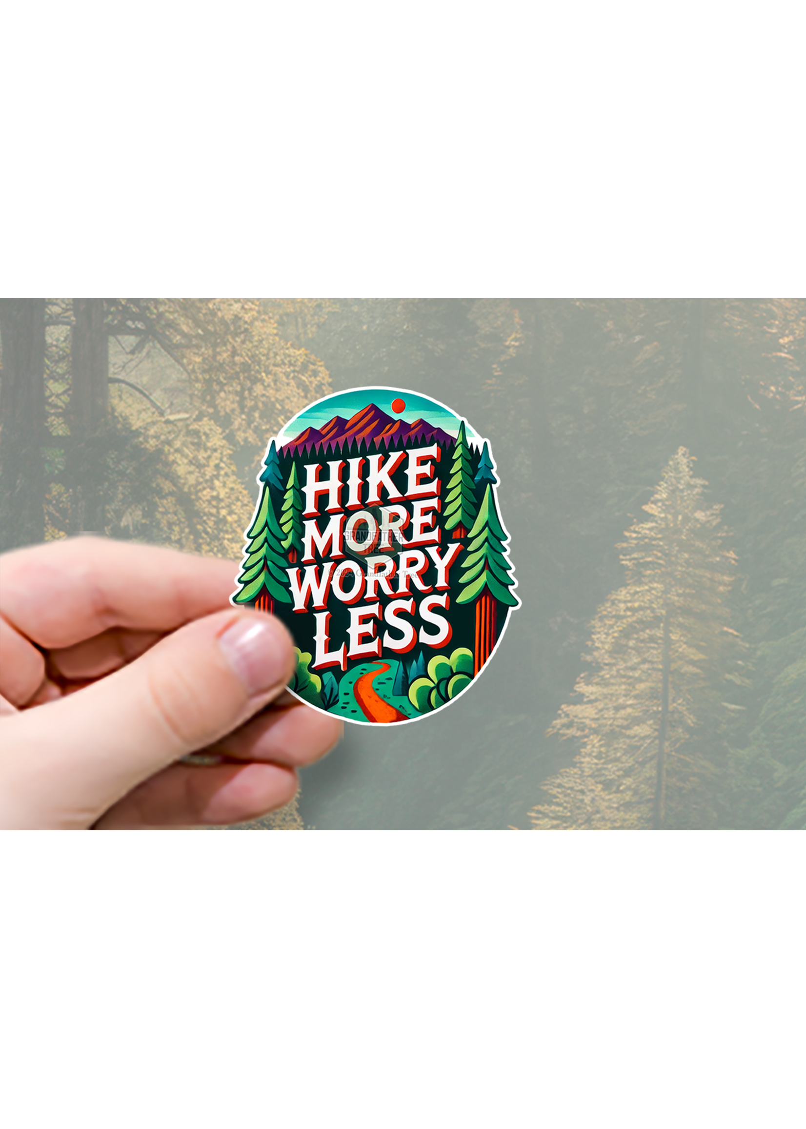 Sticker (Hike More) 3"