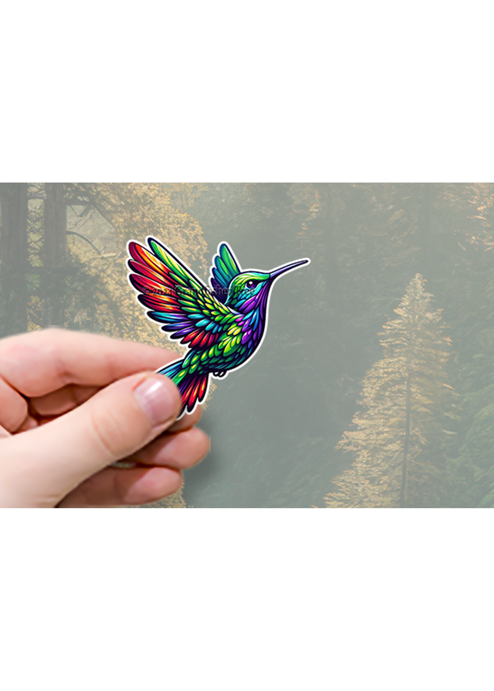 Sticker (Hummingbird) 2"