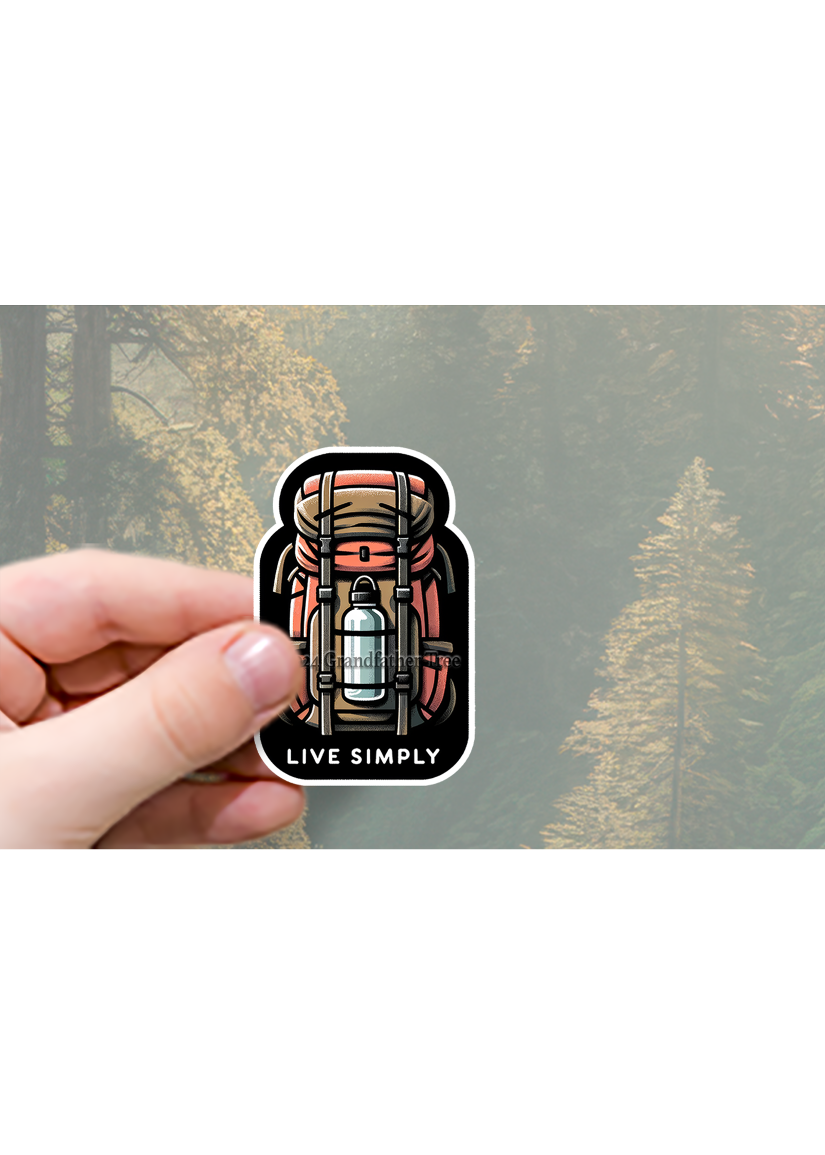 Sticker (Live Simply)