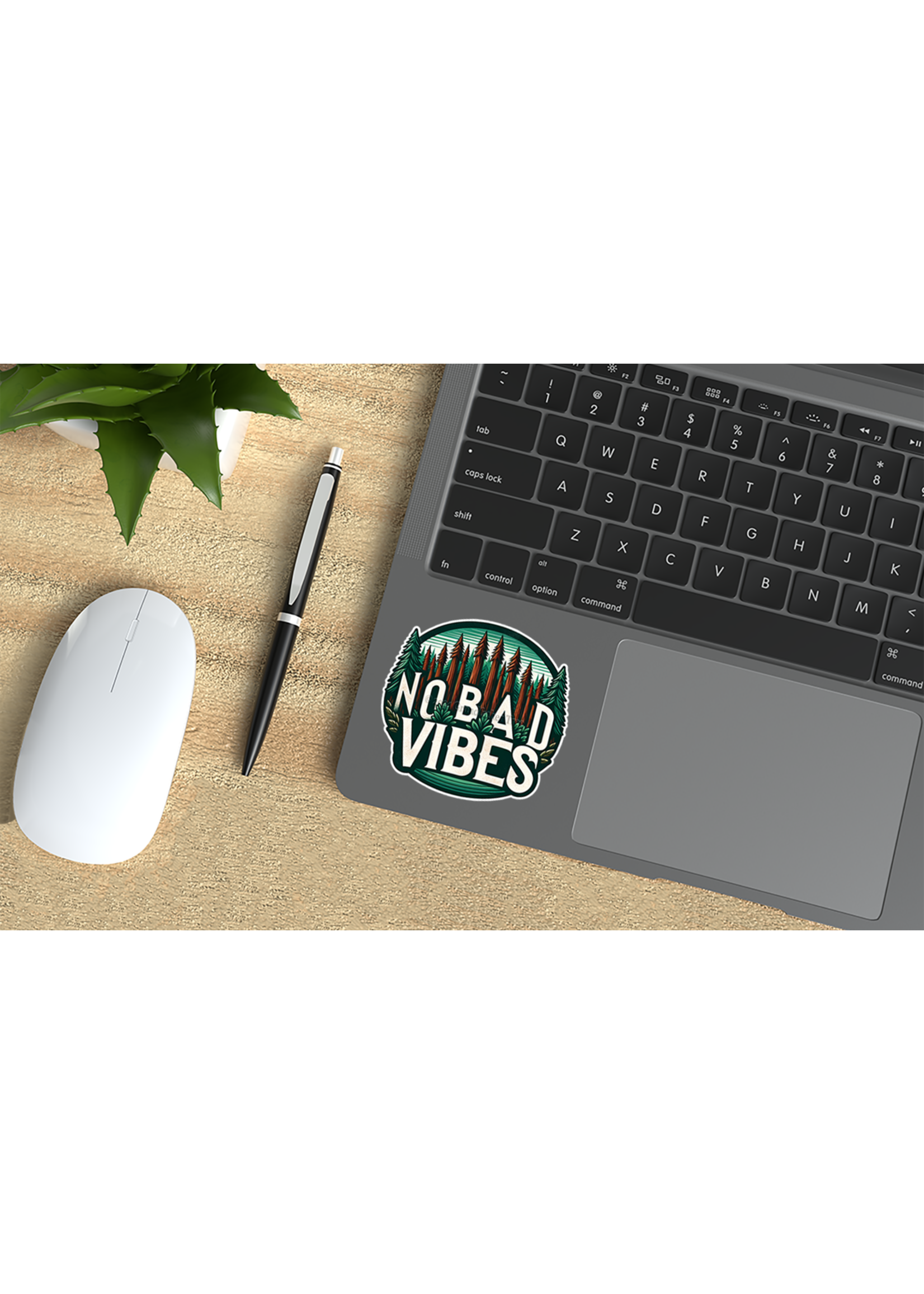 Sticker (No Bad Vibes) 2"