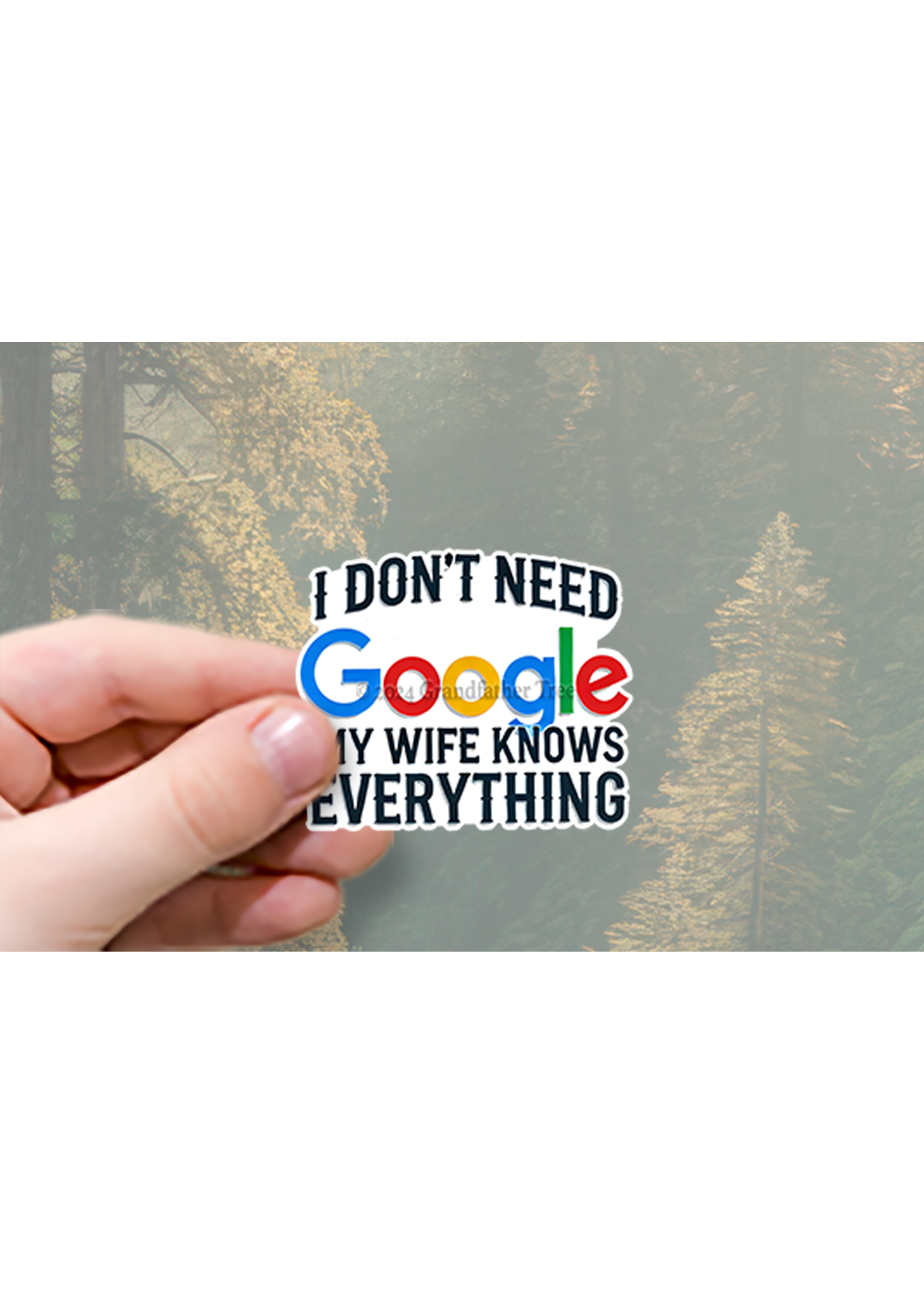 Sticker (No Google) 4"