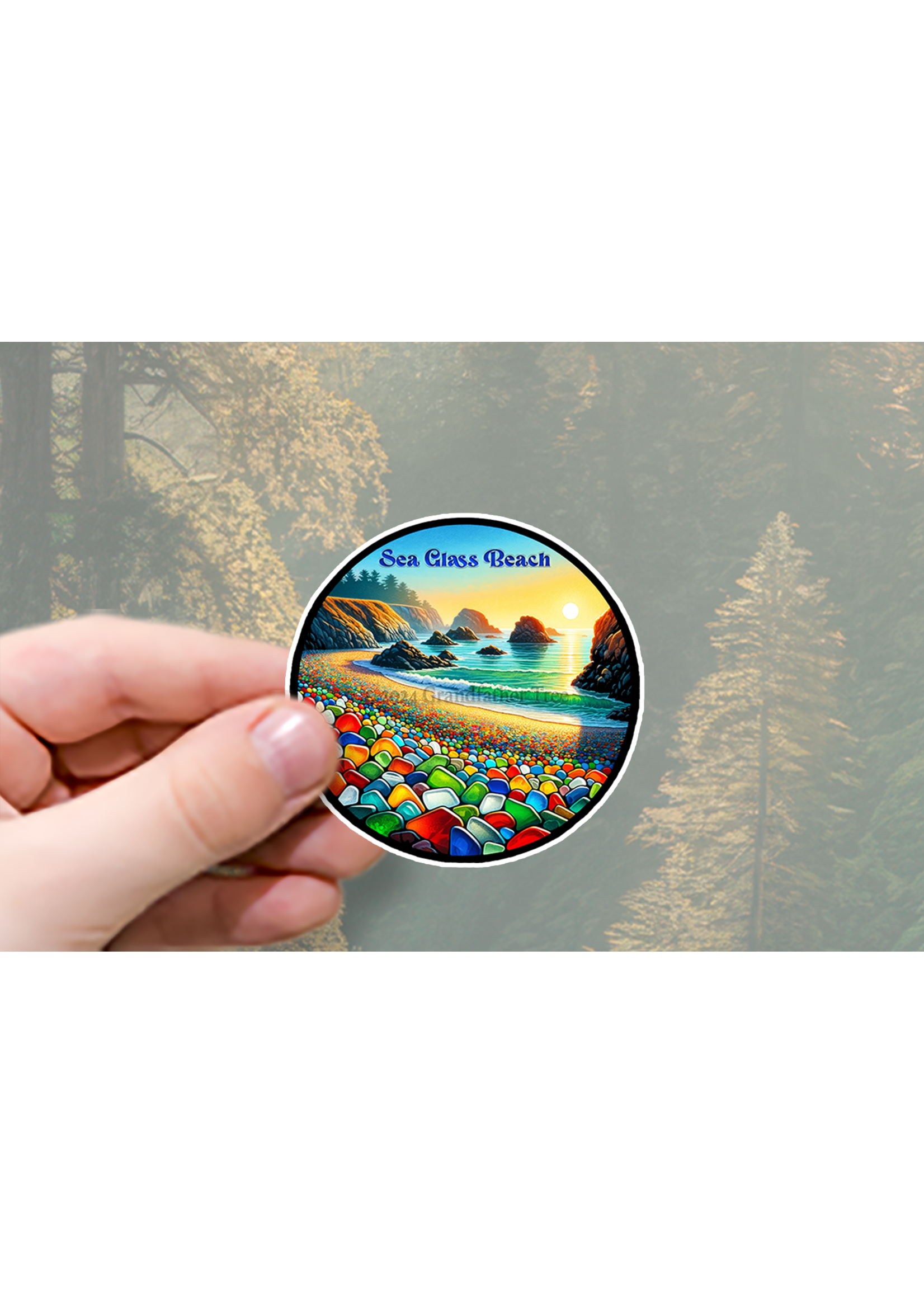 Sticker (Sea Glass Beach) 2"