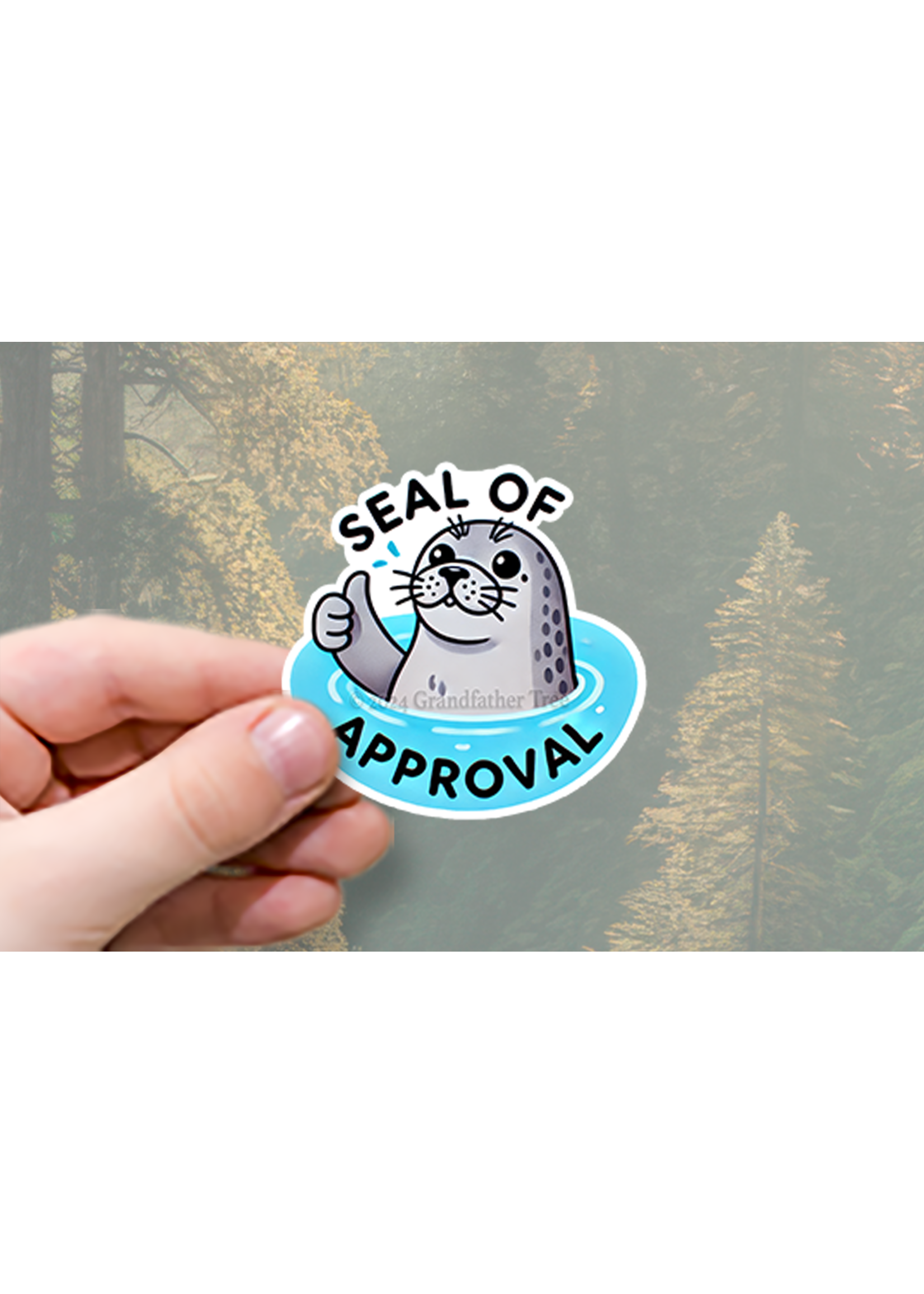 Sticker (Seal of Approval) 2"