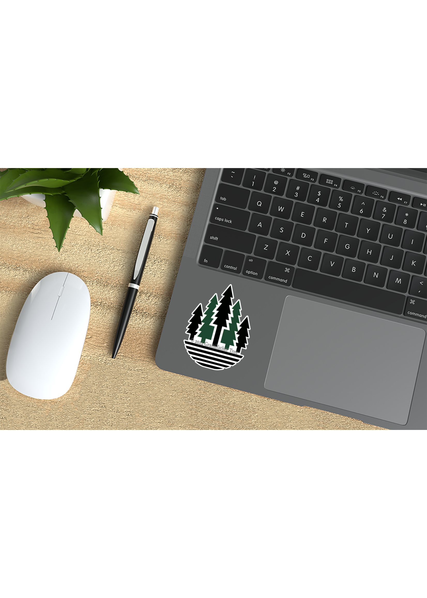 Sticker (Simple Forest) 2"