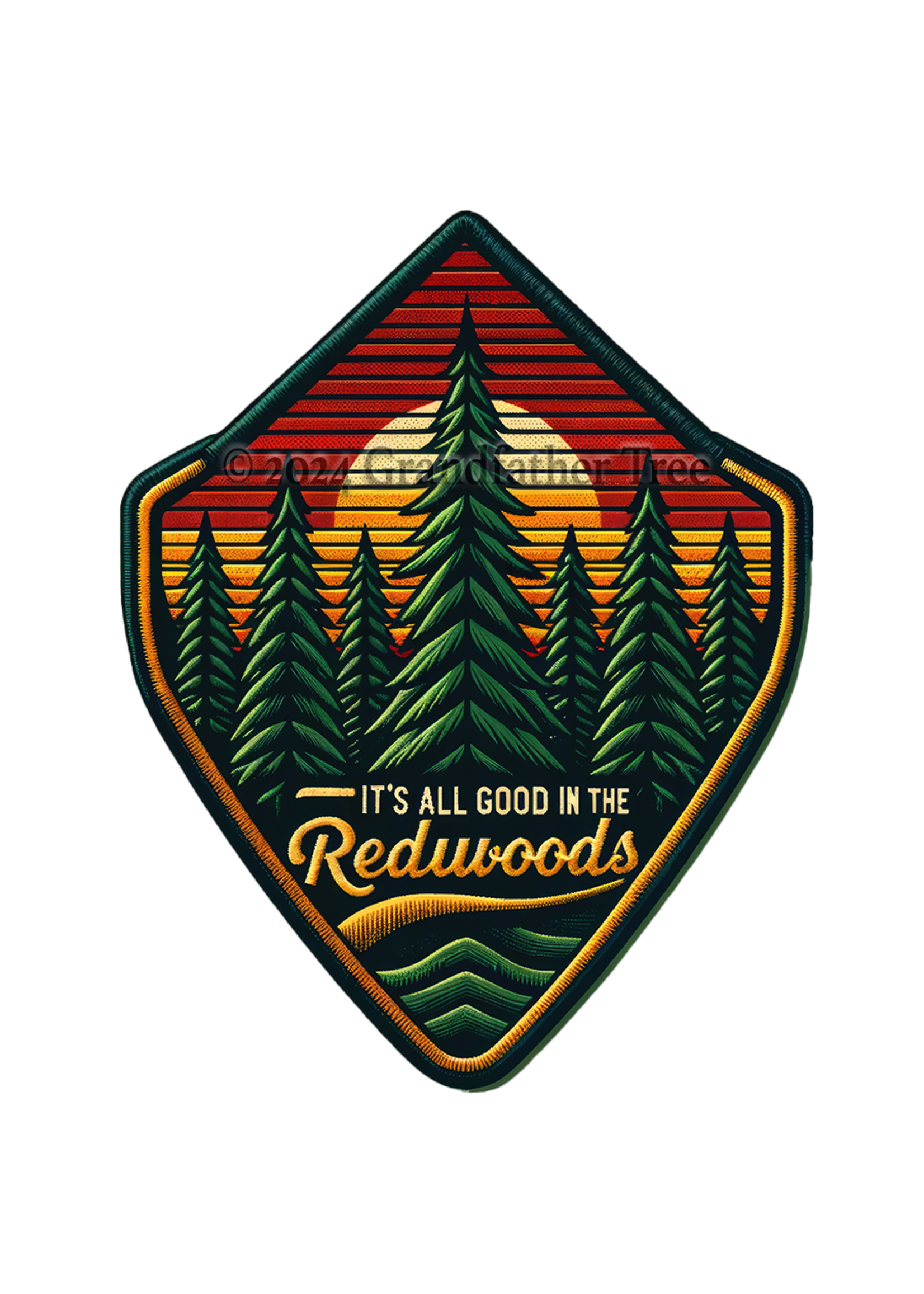 Sticker (All Good Redwoods) 3"