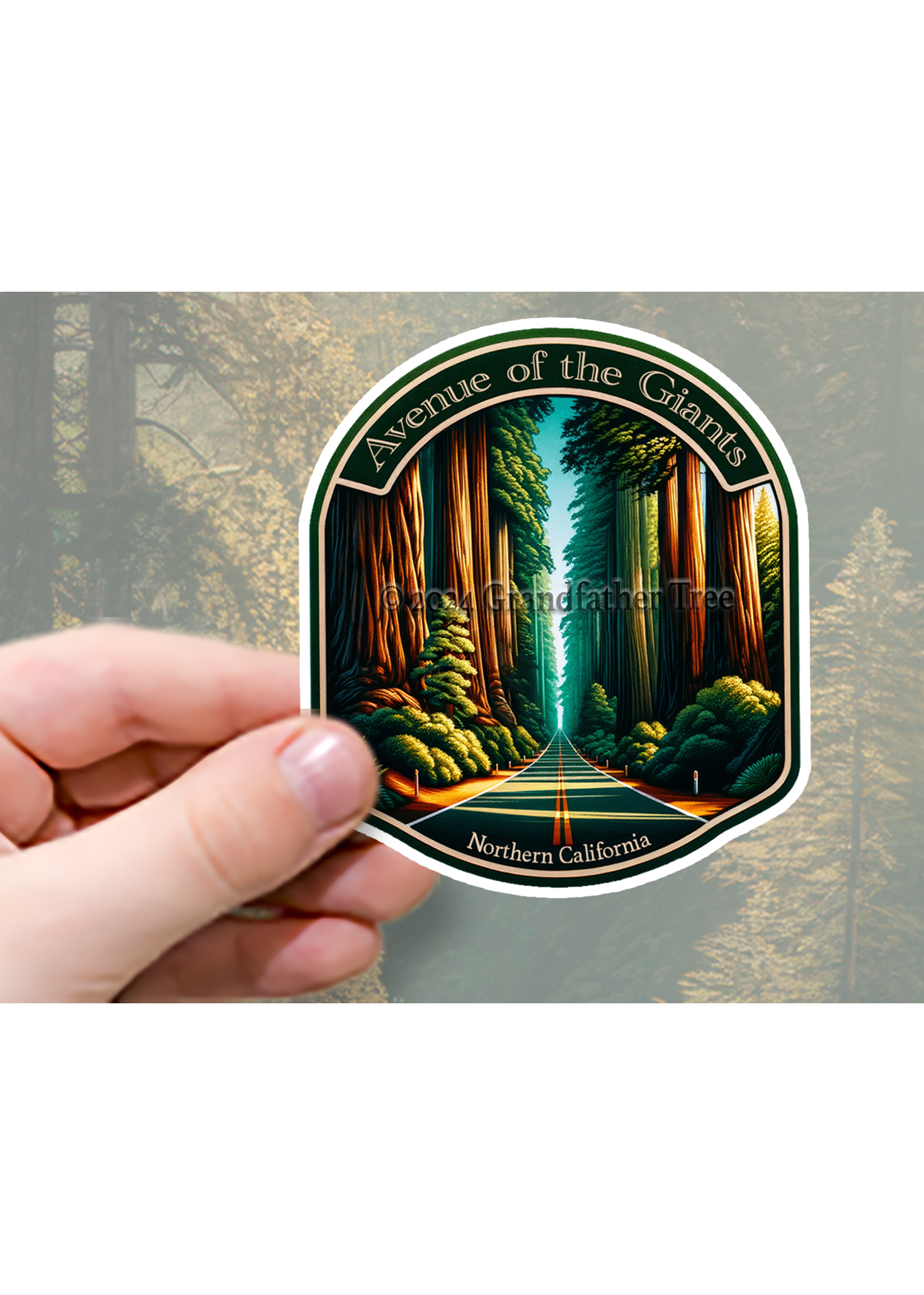 Sticker (Ave of Giants - NorCal)
