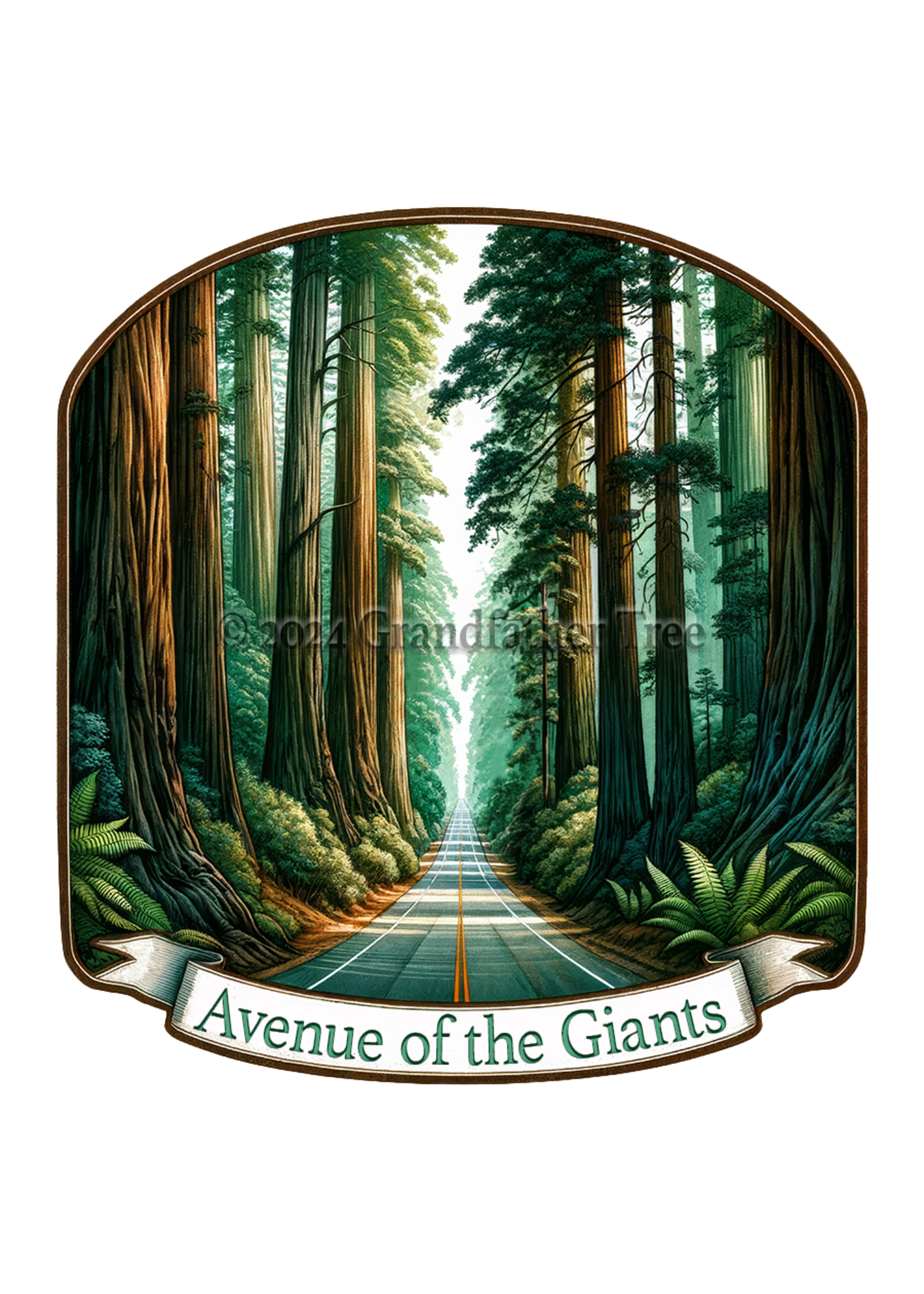 Sticker (Ave of Giants - Ribbon)