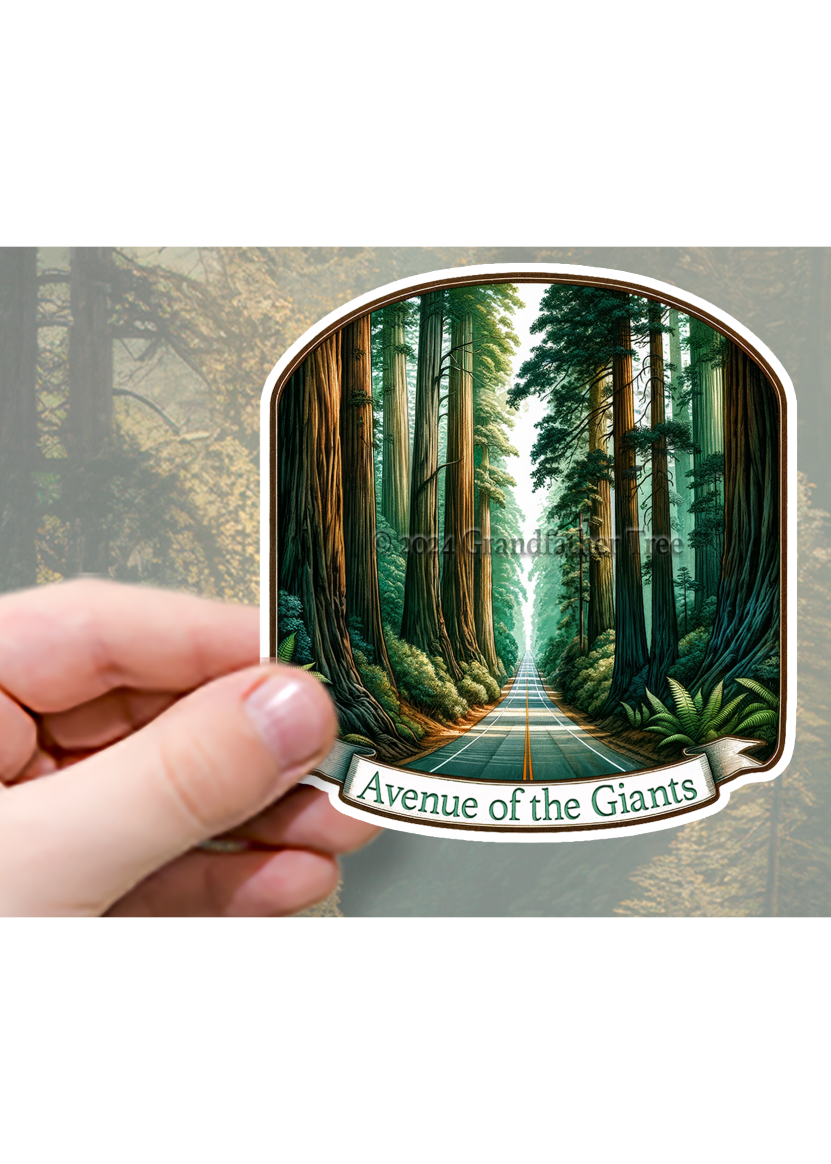 Sticker (Ave of Giants - Ribbon)