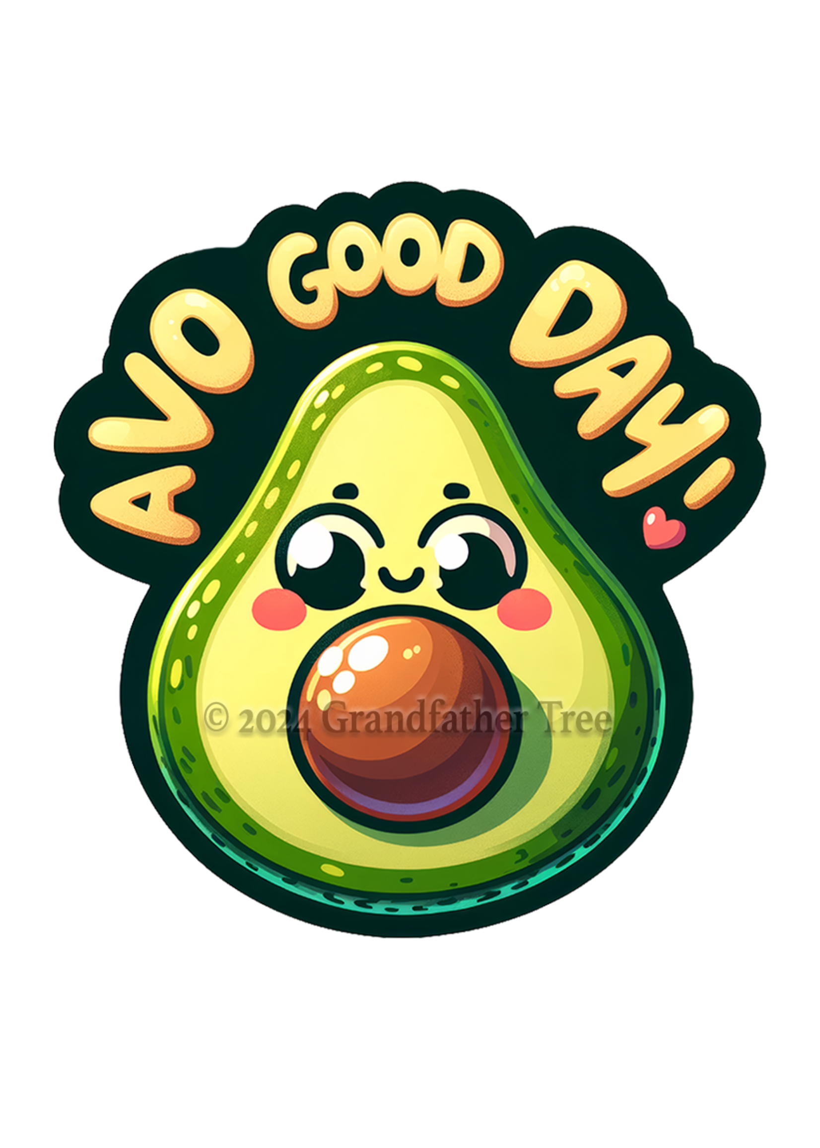 Sticker (Avo Good Day) 2"