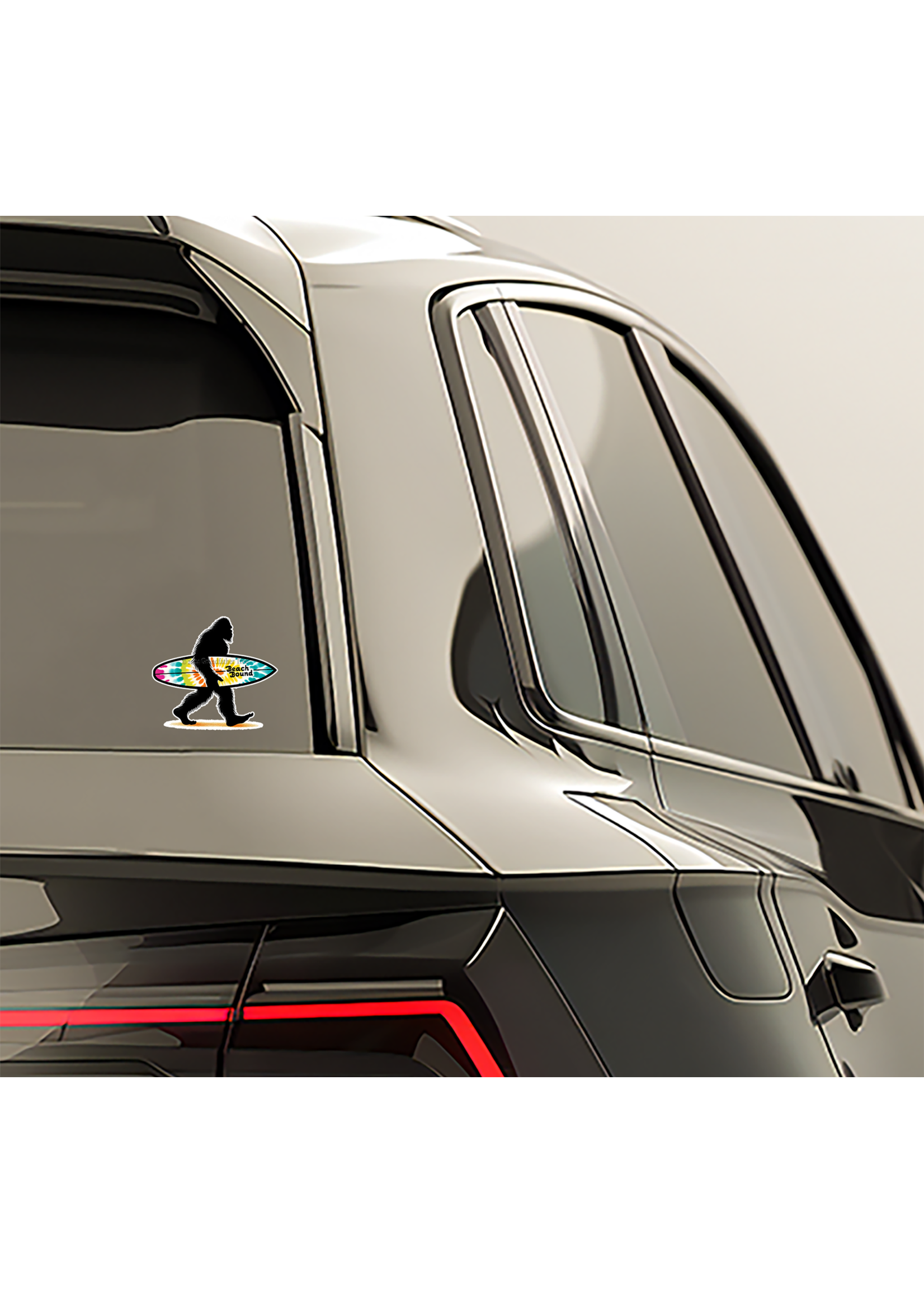 Sticker (Beach Bound Bigfoot) 3"