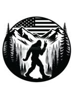 Sticker (Bigfoot Flag Mountain)