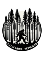 Sticker (Bigfoot in Redwoods)